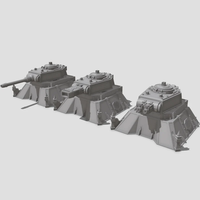Paramètres Canon détaillés Ruines pour Warhammer 40k