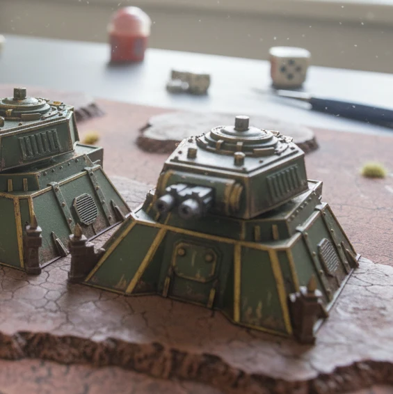 Paramètres Canon détaillés Ruines pour Warhammer 40k