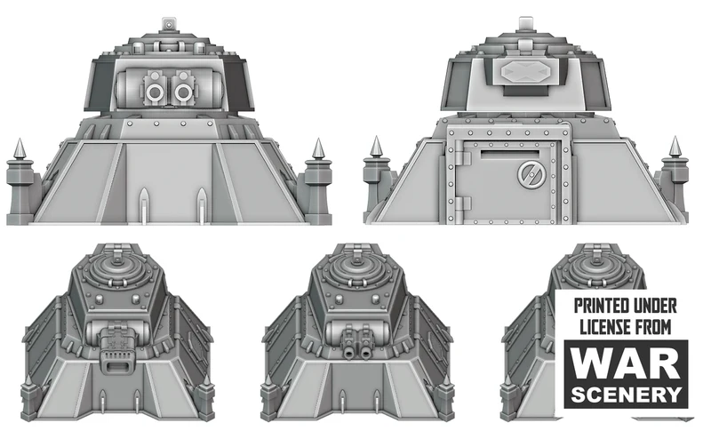 Paramètres Canon détaillés Ruines pour Warhammer 40k
