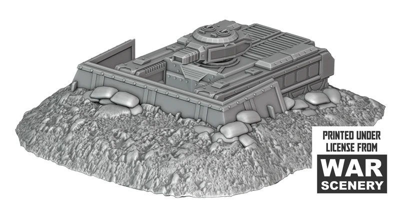 Fortifications de tranchées et de fossés pour Warhammer 40k