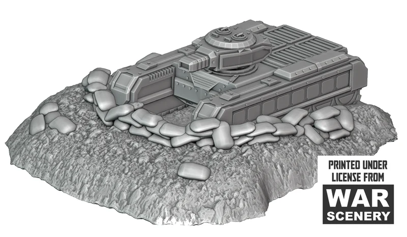 Fortifications de tranchées et de fossés pour Warhammer 40k