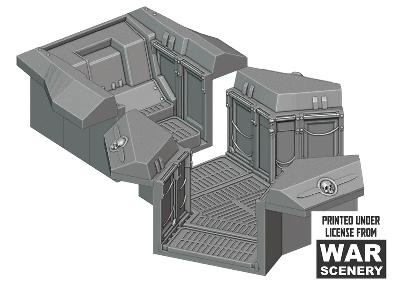 Système de tranchée modulaire fortifié pour terrain de wargaming