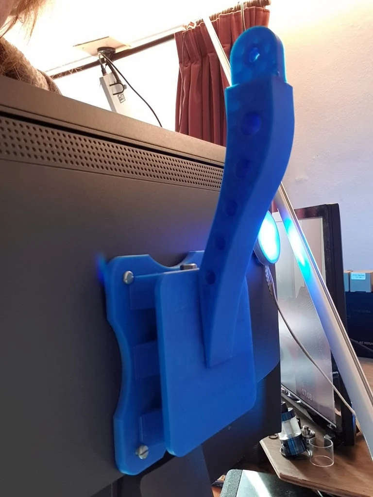 Support de téléphone réglable monté sur VESA pour webcam et écrans de PC