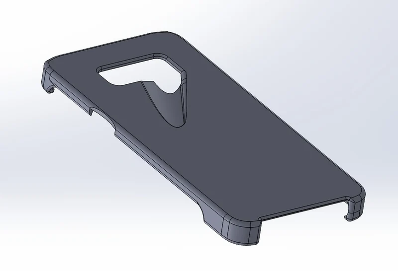 Coque Samsung Galaxy S8 Plus avec guide d'empreintes digitales intégré