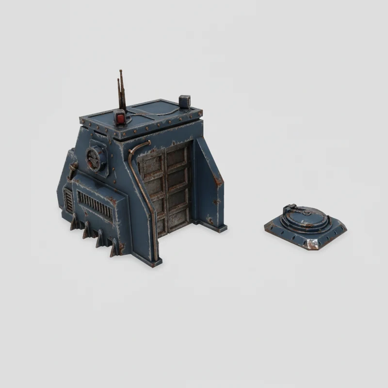 Entrées de bunker pour jeux de société et terrain grimdark