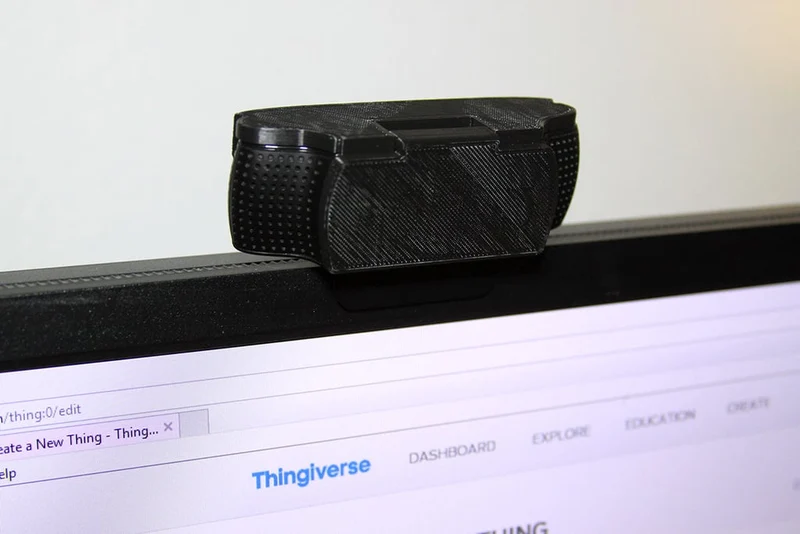Cache de confidentialité avec couvercle à charnière pour webcam Logitech C920