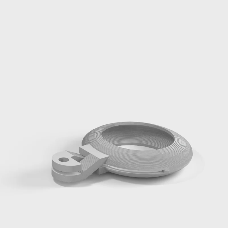 Support AirTag flexible pour porte-clés avec verrouillage sécurisé - Pour votre Apple AirTag