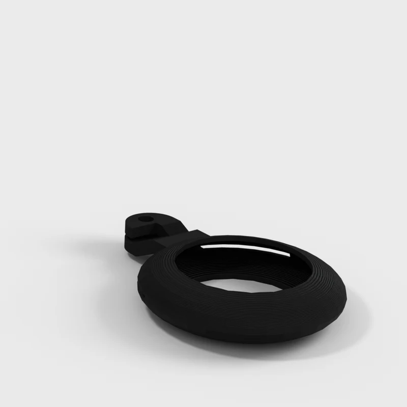 Support AirTag flexible pour porte-clés avec verrouillage sécurisé - Pour votre Apple AirTag