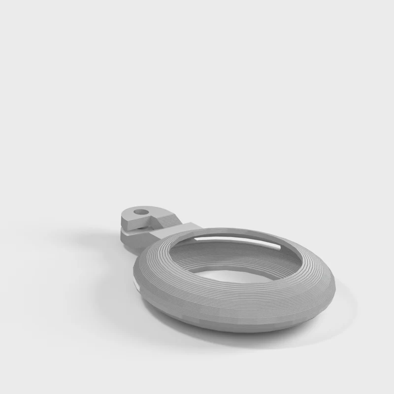 Support AirTag flexible pour porte-clés avec verrouillage sécurisé - Pour votre Apple AirTag