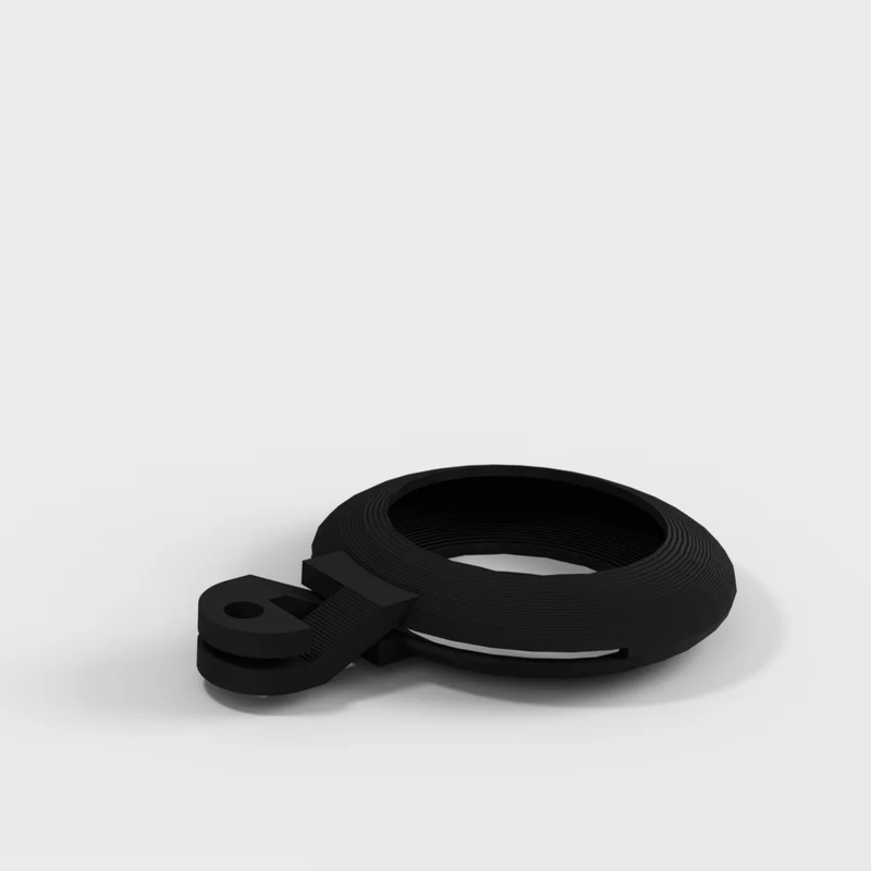 Support AirTag flexible pour porte-clés avec verrouillage sécurisé - Pour votre Apple AirTag
