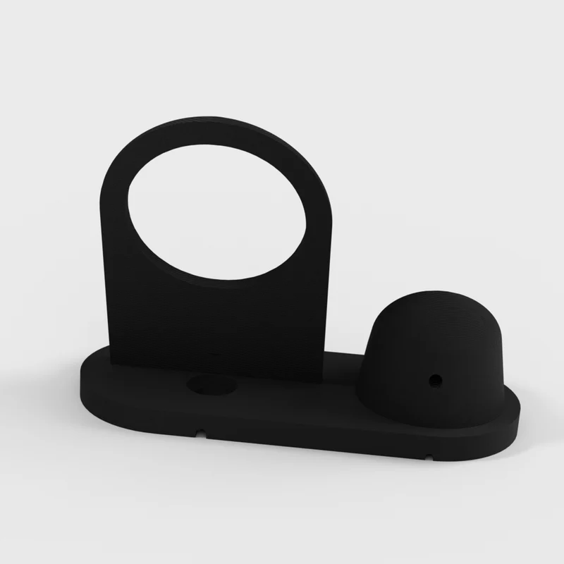 Station de charge ronde pour iPhone (8 Plus, X, XR, XS Max) et Apple Watch - Compatible avec Ikea Rallen