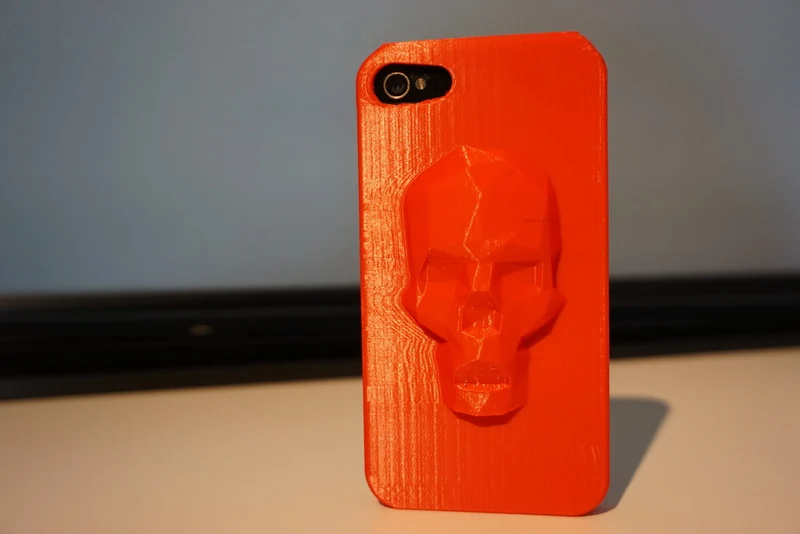 Étui iPhone Low Poly Tête de mort (pour 4, 4s, 5s, 6 et 6 Plus)