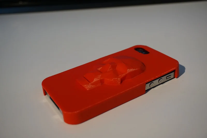 Étui iPhone Low Poly Tête de mort (pour 4, 4s, 5s, 6 et 6 Plus)