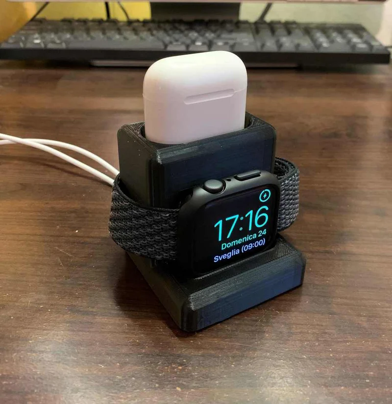 Station de charge pour Apple Watch SE/6 et AirPods 1/2