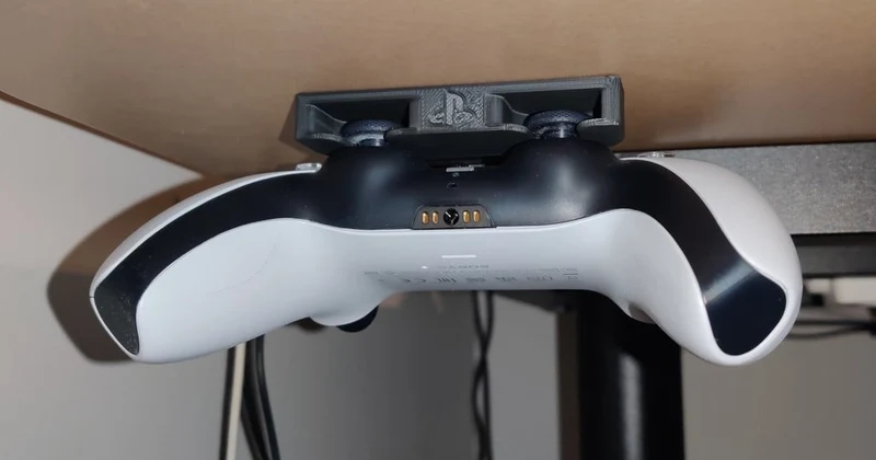 Support de manette PS5 et PS4 pour dessous de bureau
