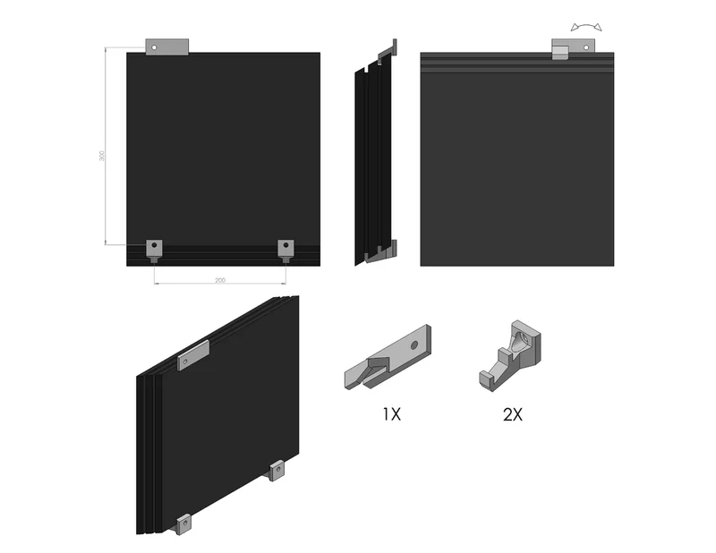 Support VESA et montage mural pour PS4 Pro