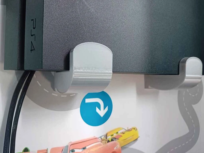 Support mural robuste pour PS4 - Optimisez votre espace de jeu