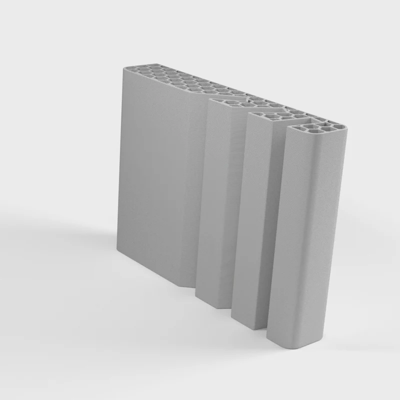 Support iPad réglable avec design en nid d'abeille
