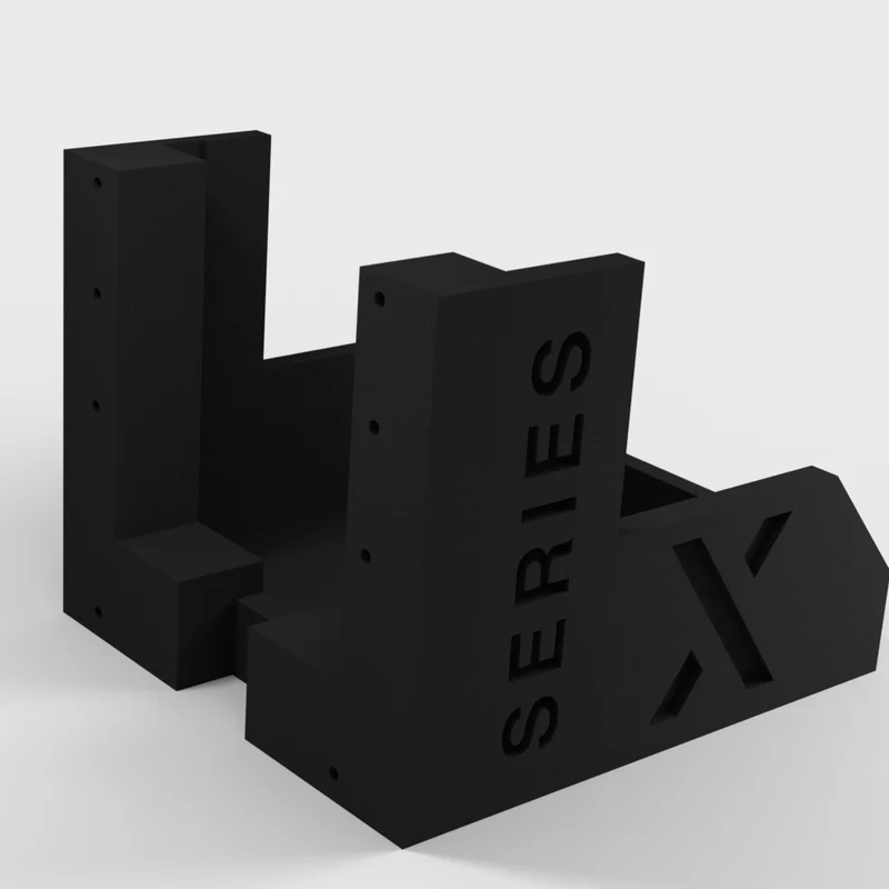 Support mural Xbox Series X avec gestion optimisée des câbles