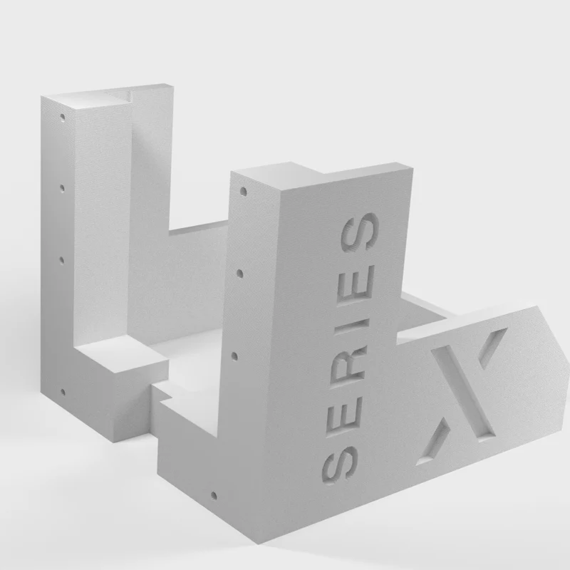 Support mural Xbox Series X avec gestion optimisée des câbles