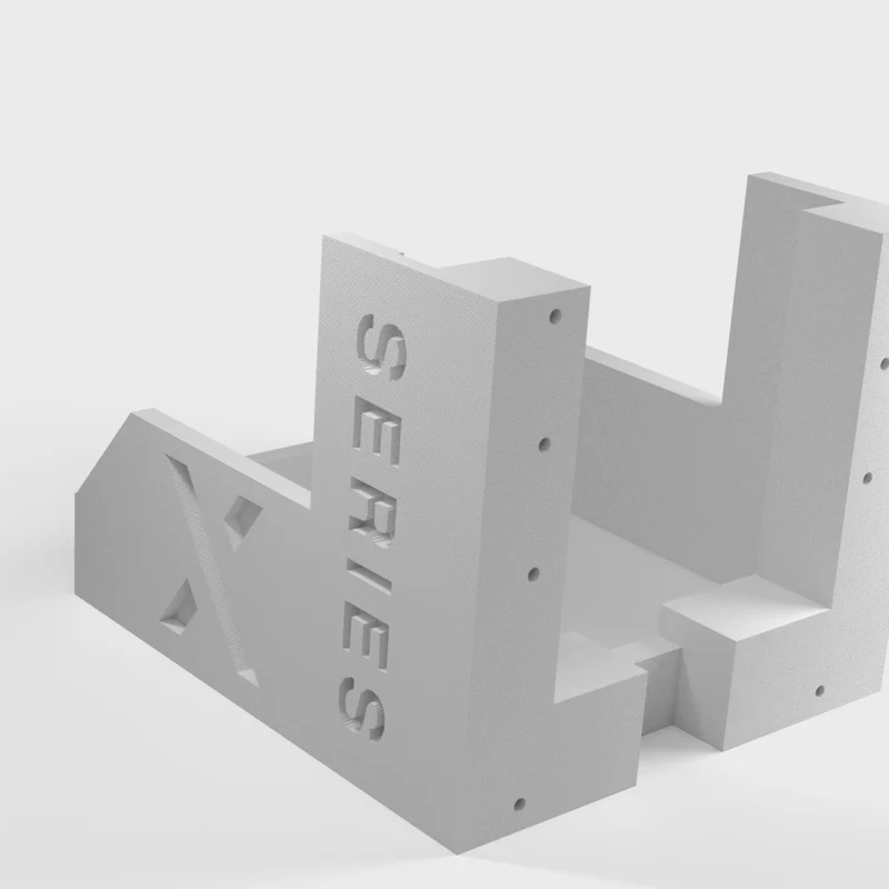 Support mural Xbox Series X avec gestion optimisée des câbles