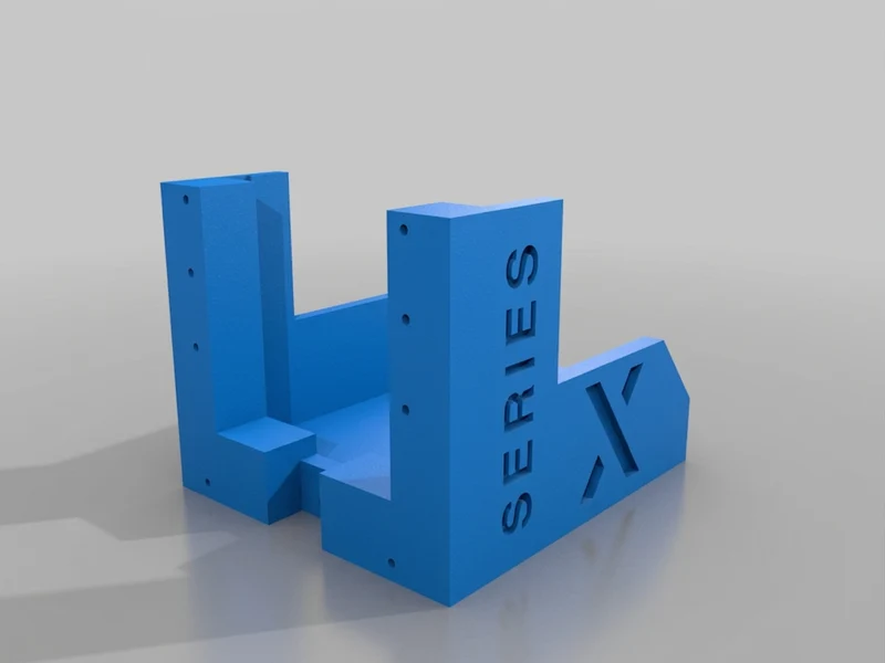 Support mural Xbox Series X avec gestion optimisée des câbles