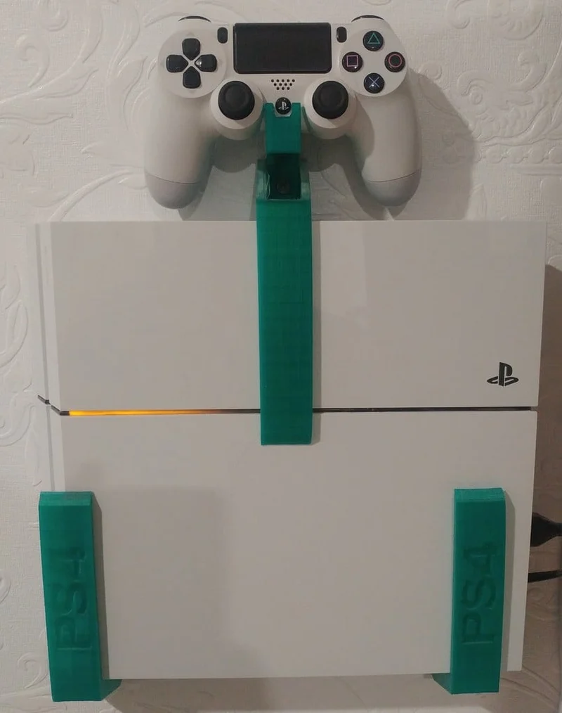 Support mural PS4 avec support de contrôleur