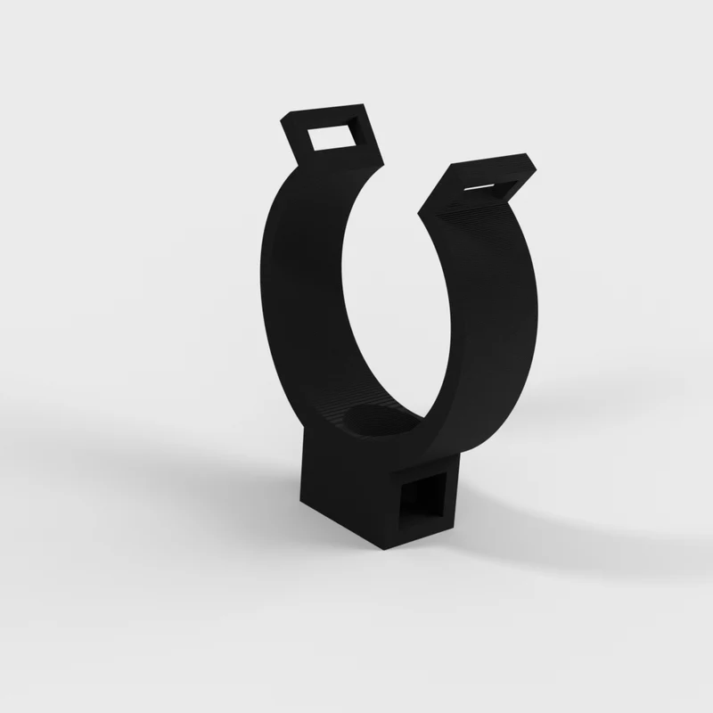 Collier de serrage pour tuyau d'aspiration avec support de câble