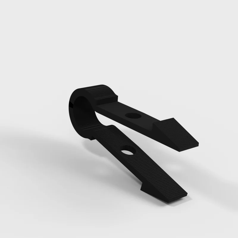 Collier de serrage pour tuyau d'aspiration avec support de câble