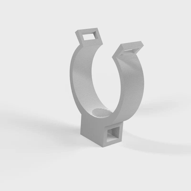 Collier de serrage pour tuyau d'aspiration avec support de câble