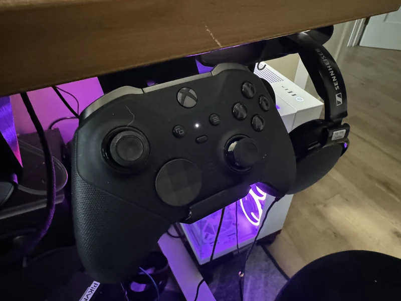 Support de charge pour manette Xbox Elite pour dessous de bureau