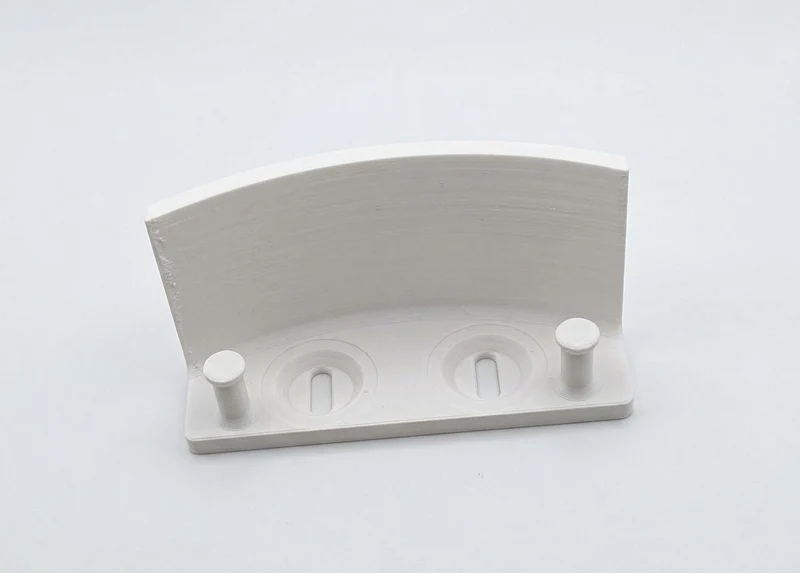 Support de casque Skadis avec gestion des câbles pour système T-Clip