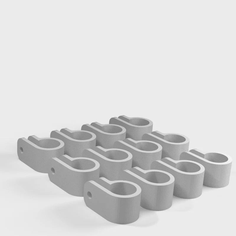 Serre-câble (P-Clip) pour gros câbles - Fixation robuste