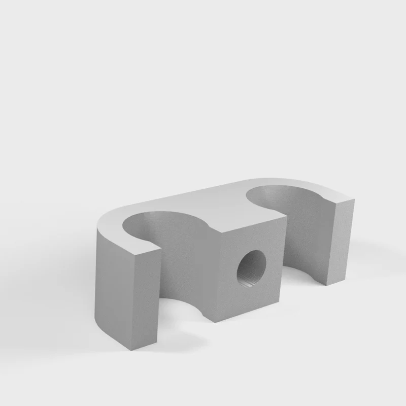 Support de câble de 11 mm : montage simple et double