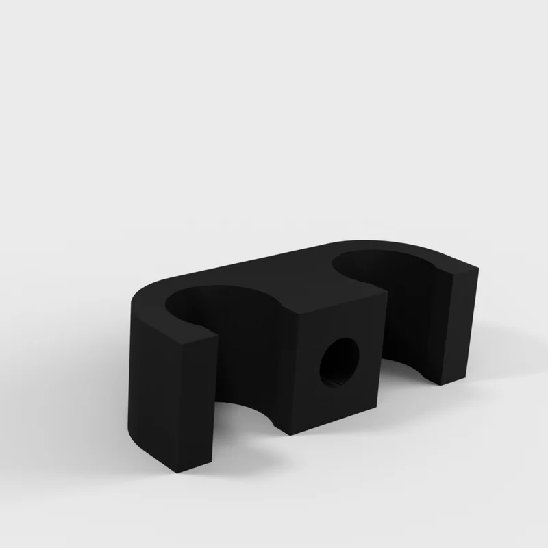 Support de câble de 11 mm : montage simple et double