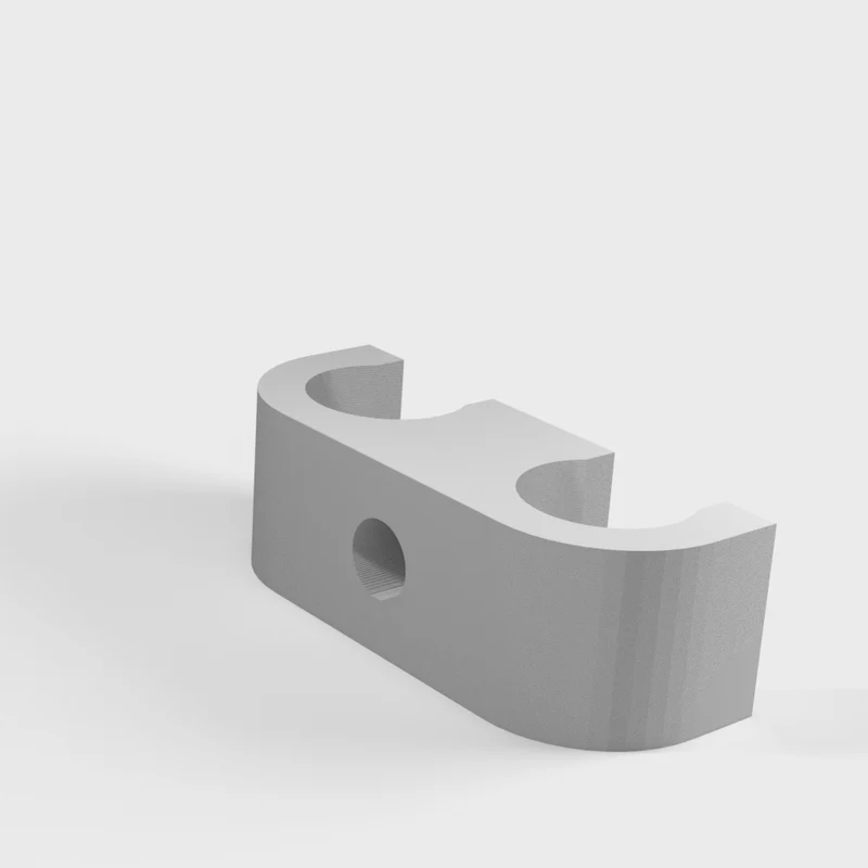 Support de câble de 11 mm : montage simple et double