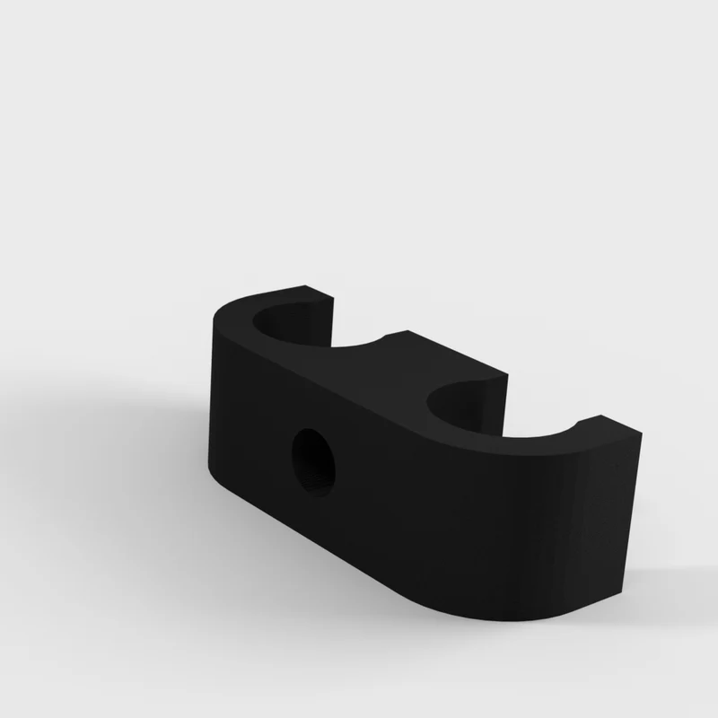 Support de câble de 11 mm : montage simple et double