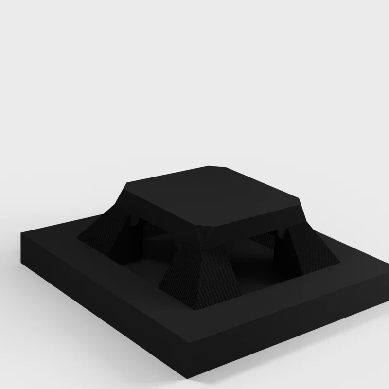 Support de serre-câbles pratique 20x20x7mm