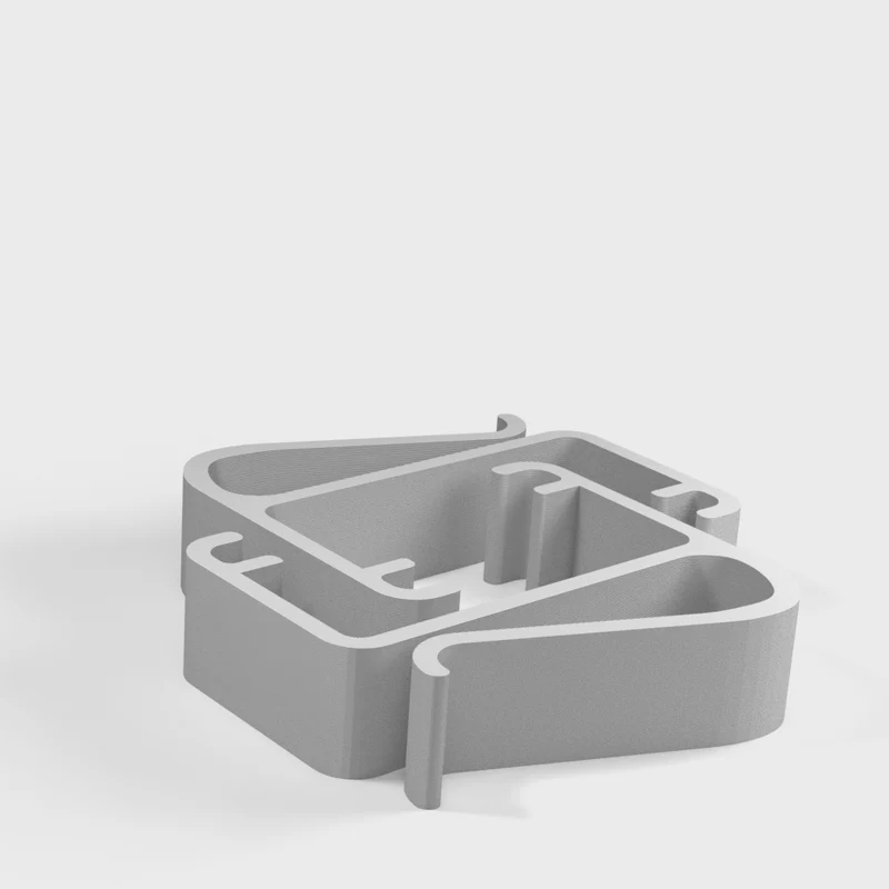 Clips de gestion des câbles pour extrusion de 40 mm (2 pièces)
