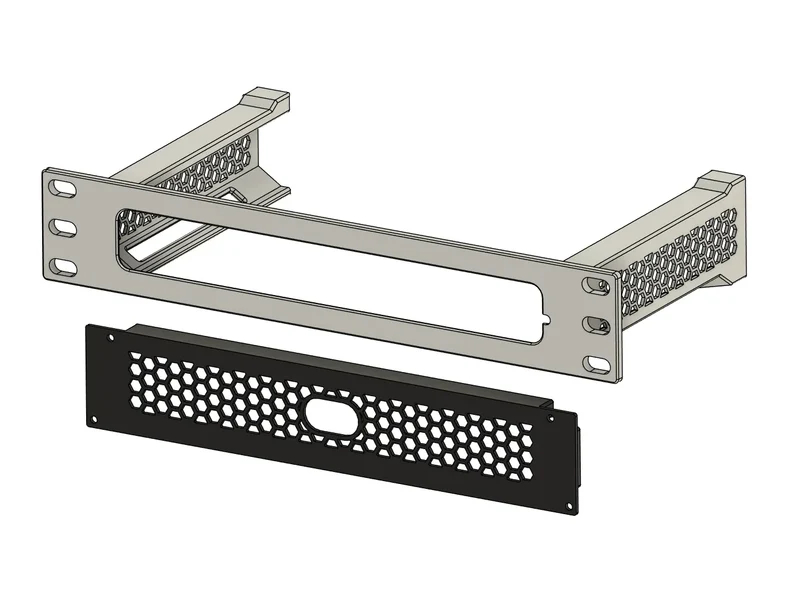 Support de montage sur rack 1U pour fibre Unifi UCG
