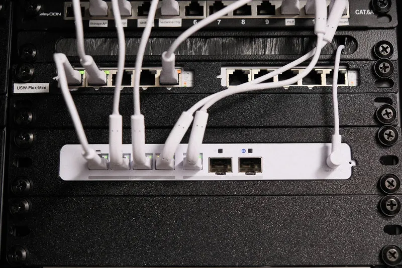 Support de montage sur rack 1U pour fibre Unifi UCG