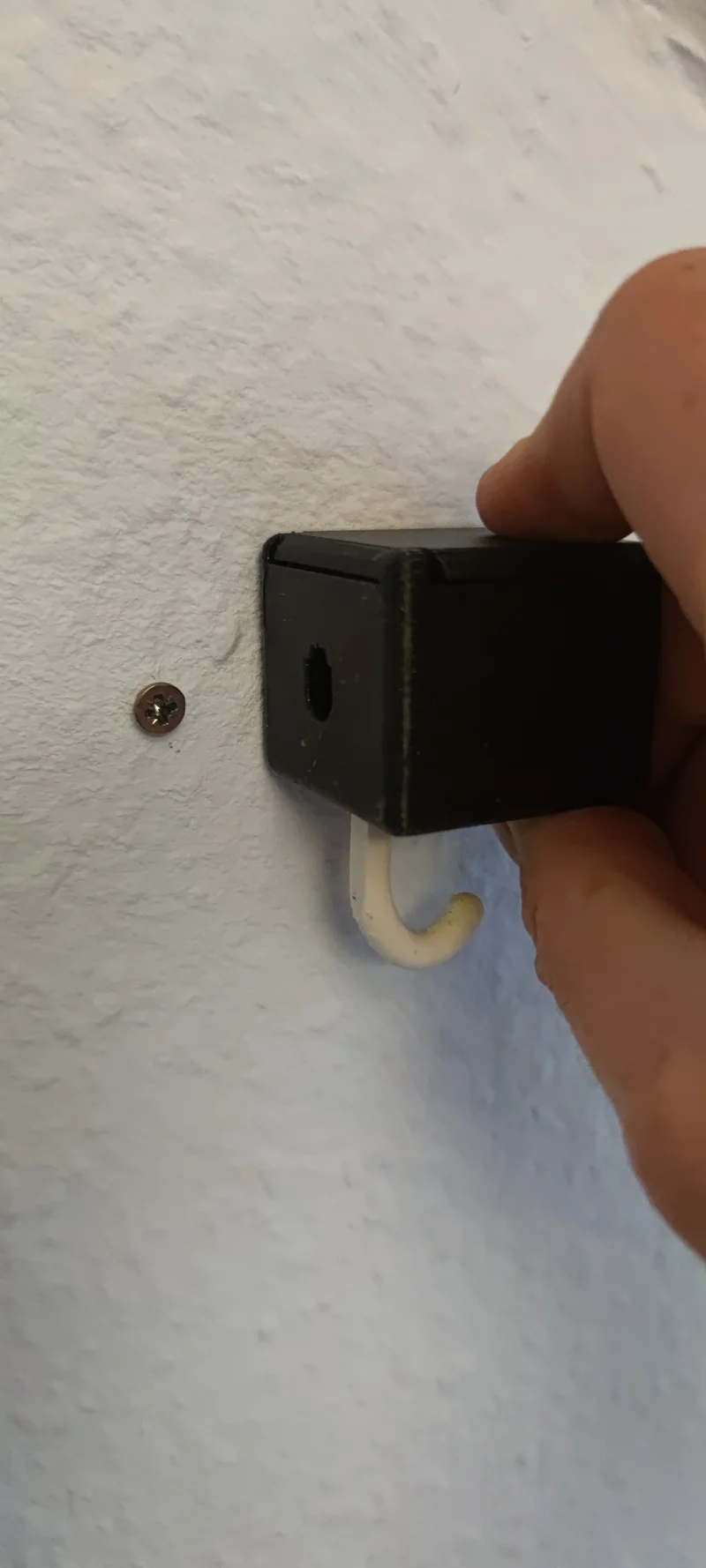 Crochet à clés en forme de chat pour montage mural - Rangement élégant