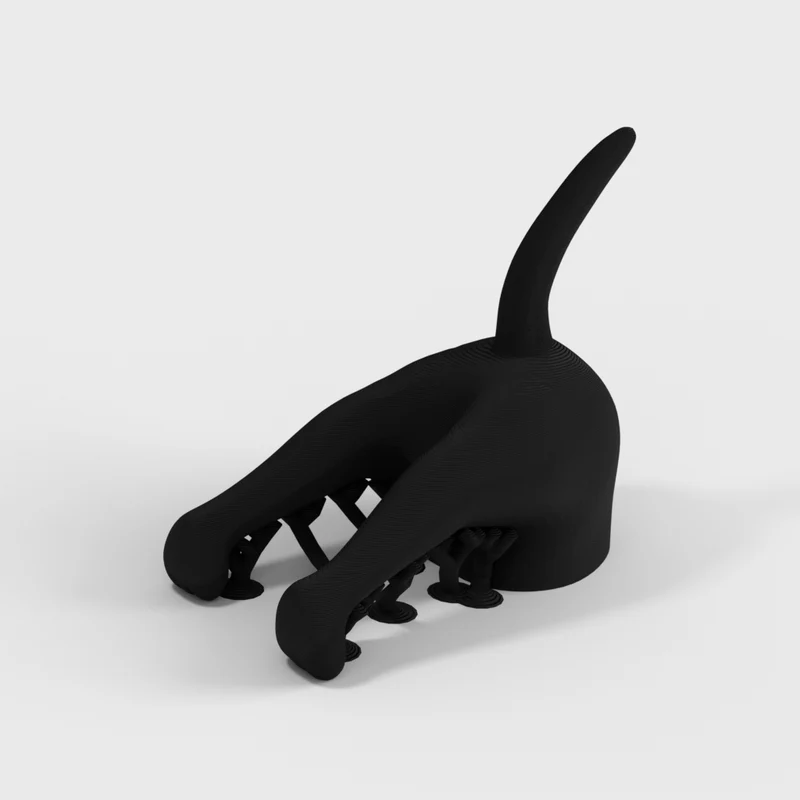 Patère pour laisse de chien - Support amusant pour l'arrière-train du chien