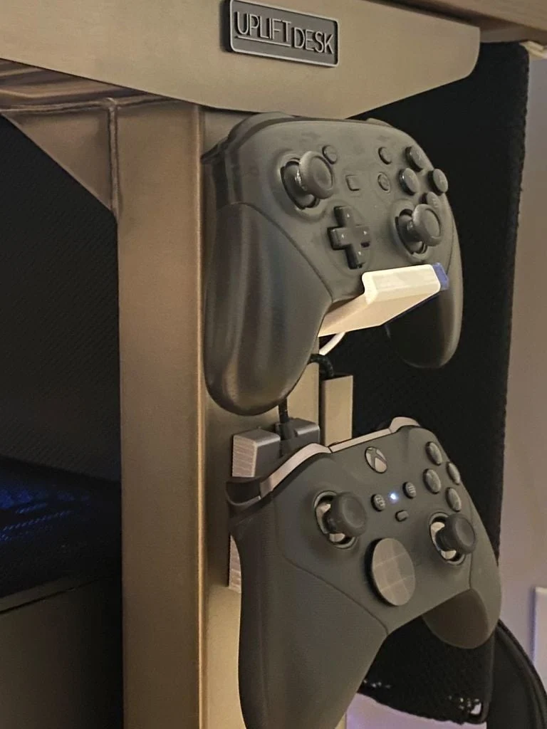 Support mural universel pour manettes de console - Incl. Support de charge pour Xbox Elite Series 2