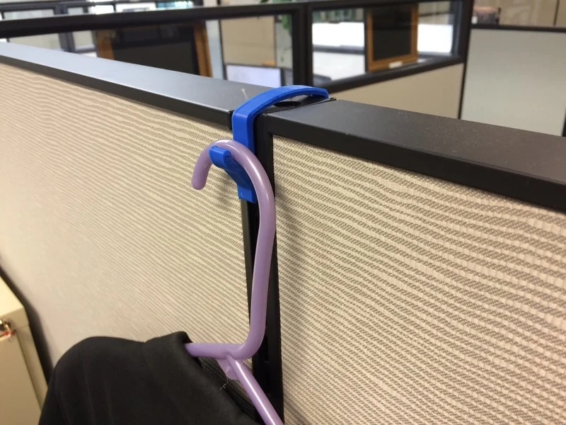 Crochet de manteau pratique pour mur de cubicule de bureau