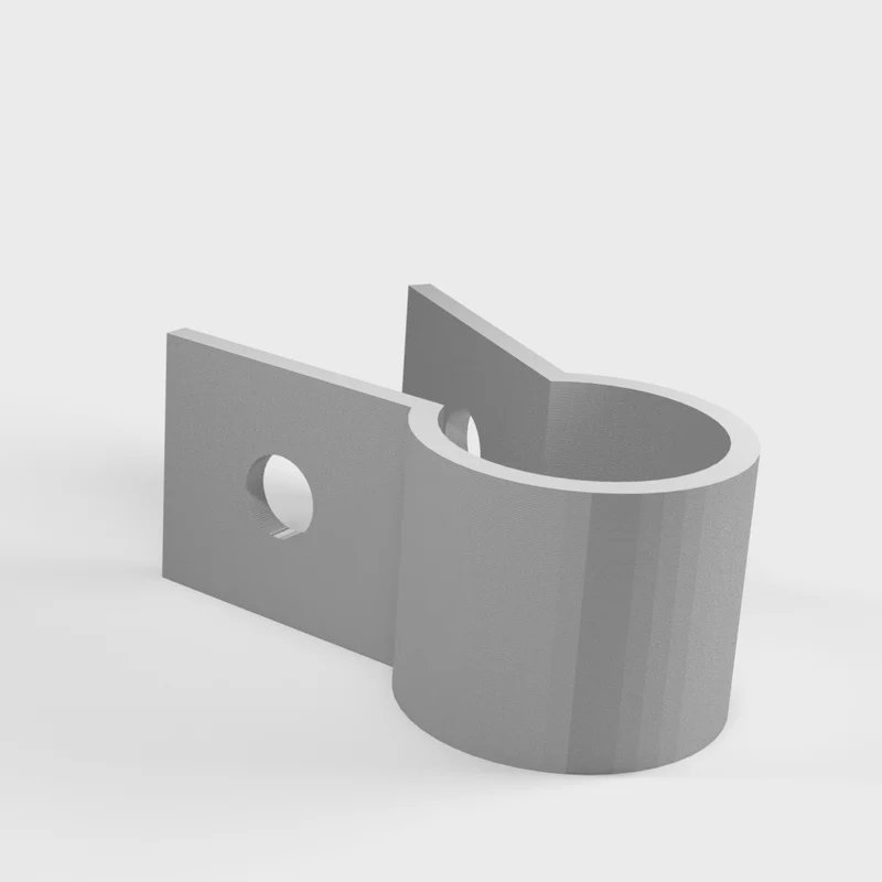 Attache de fil P-type pince avec trou de 3,25 mm