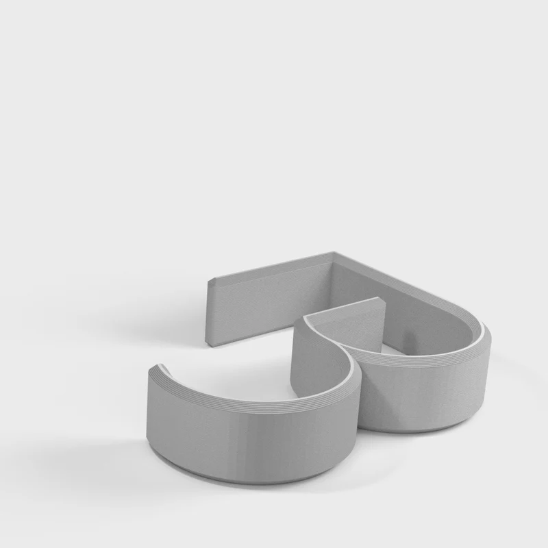 Clips de gestion des câbles pour bureaux de 18 mm