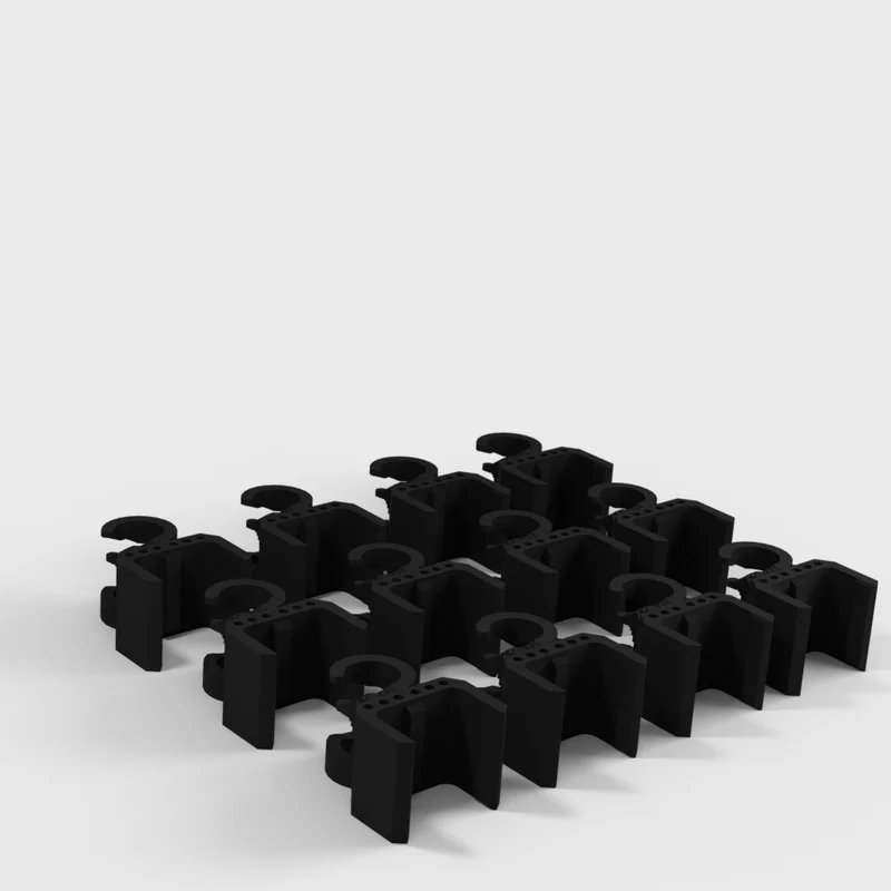 Clips de câble pour profilés de 15x15mm