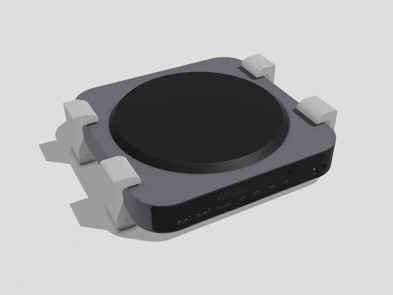 Support Mac Mini pour un montage discret sous la table