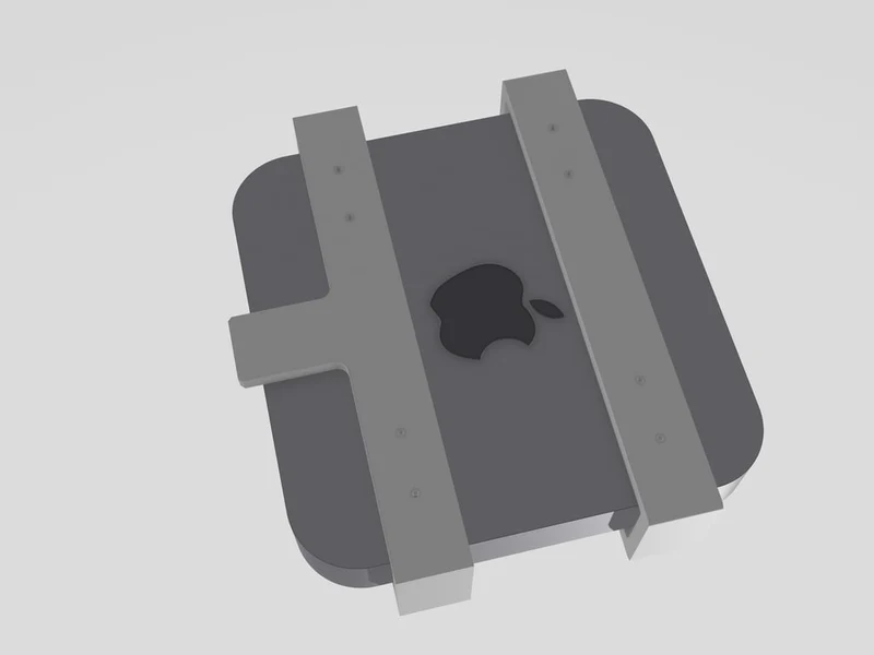 Support Mac Mini pour un montage discret sous la table